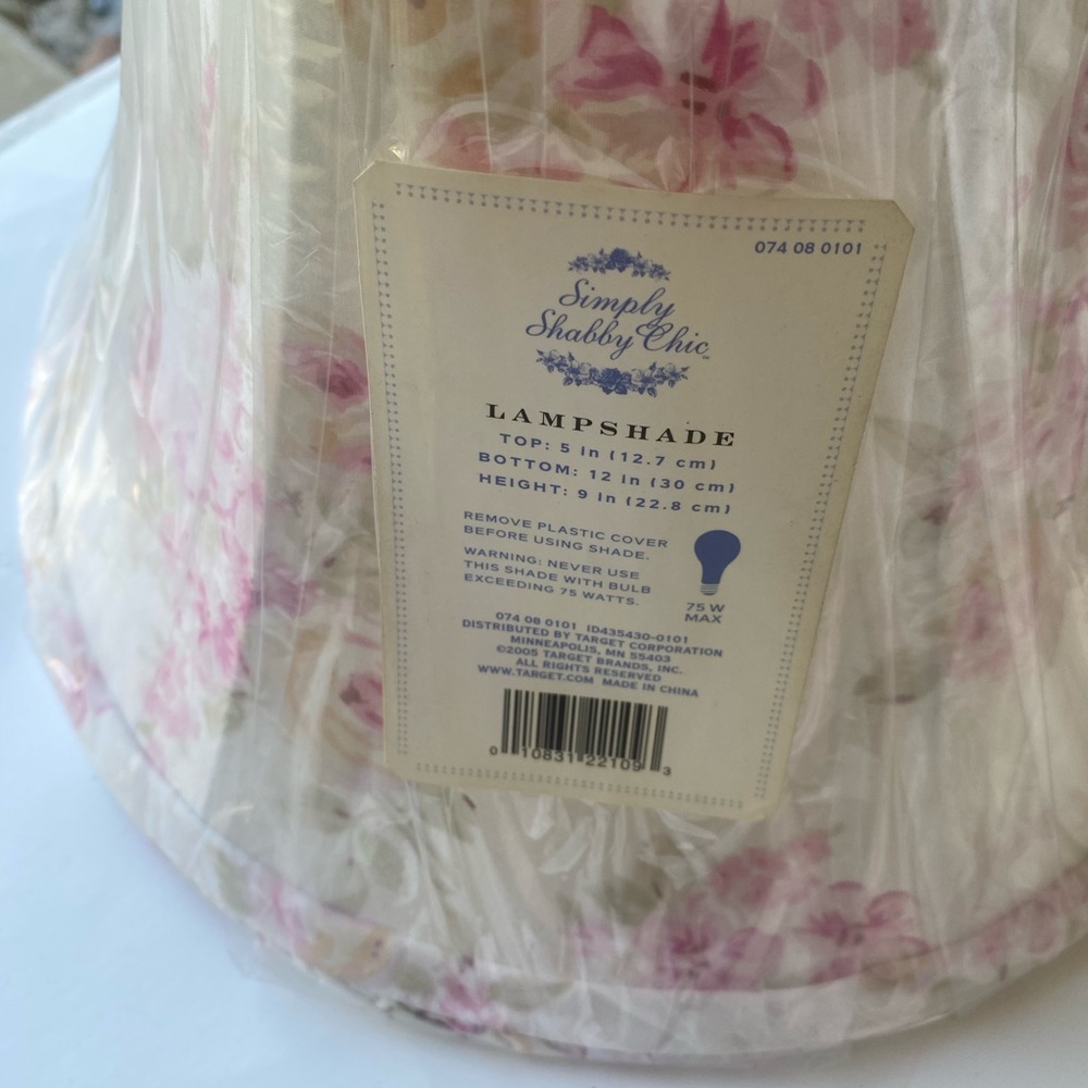 Rachel Ashwell Simply Shabby Chic Floral Lampshades. Over 25 years old
